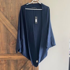 Pierre Cardin Est. 1961 Navy Blue Cardigan Open Front Cardigan Wrap